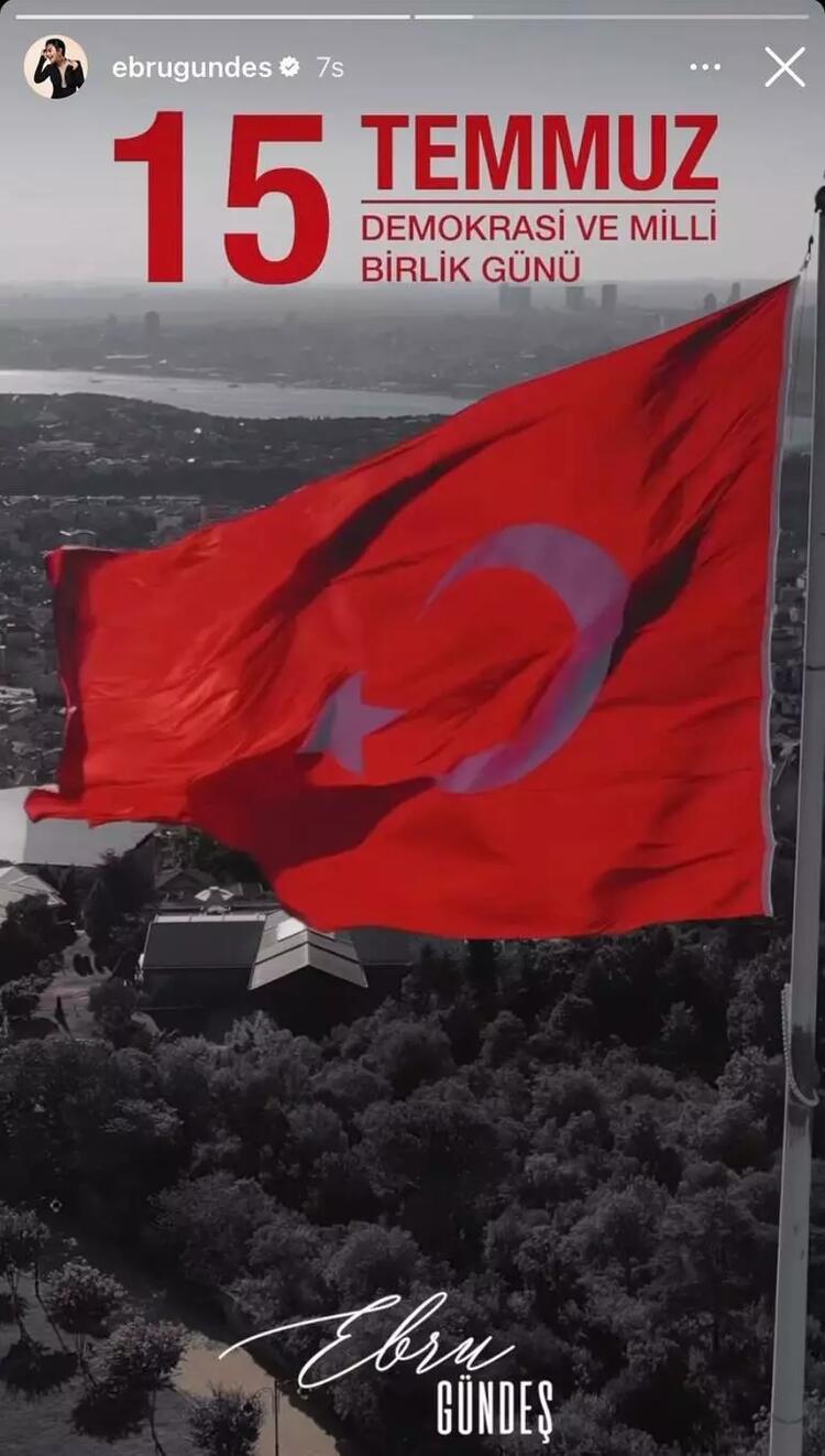 Ünlü isimlerden 15 Temmuz paylaşımları