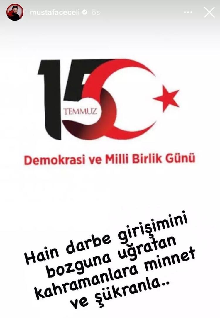 Ünlü isimlerden 15 Temmuz paylaşımları