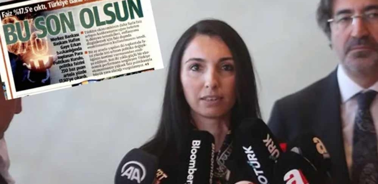 Yandaş Yeni Şafak gazetesi faiz artışını böyle gördü: Bu son olsun!