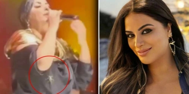 Zara’nın-konserinde-ilginç-anlar!-Üzerinde-çekirge-yürüdü,-şarkı-söylemeye-devam-etti