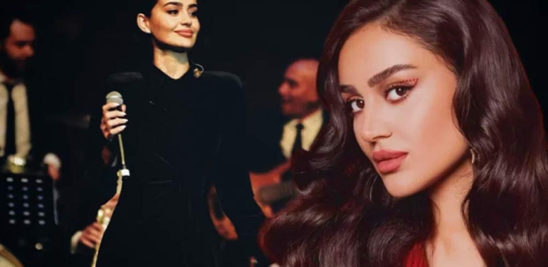 ‘Samsak Döveci’ şarkısıyla tanınan Elif Buse Doğan silah zoruyla konser verdi!