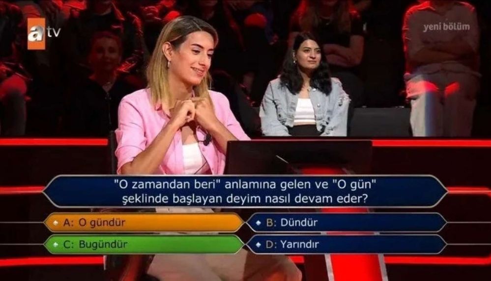 Kim Milyoner Olmak İster'de geceye damga vuran soru: Seyirciler bilemedi
