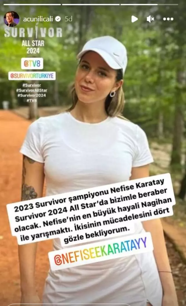 Acun Ilıcalı açıkladı: Survivor All Star 2024’ün 10. yarışmacısı belli oldu!