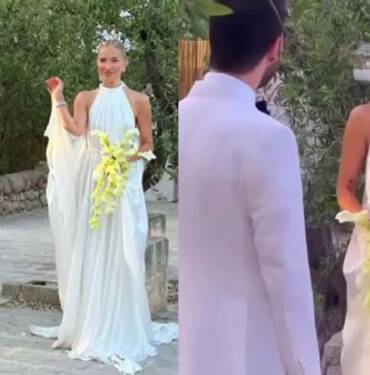 Burcu Esmersoy 16 yaş küçük sevgilisiyle Portofino'da evlendi! Nikahtan önce ilk kez... Gözyaşlarını tutamadılar! 5 Burcu-Esmersoy-Nazım-Akmandil-Portofino'da-evlendi