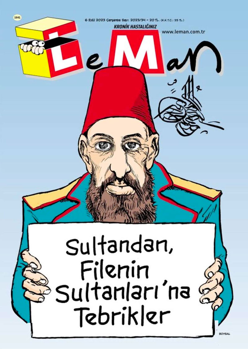 LeMan'dan 'Abdülhamid' göndermeli Filenin Sultanları kapağı!