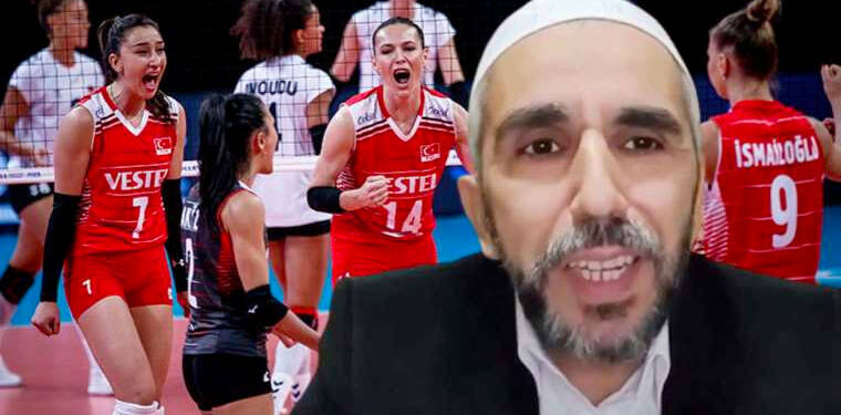 Vaiz A Milli Kadın Voleybol Takımının giyimini eleştirdi, cemaat camiyi terk etti