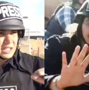 Canlı yayında ölümden döndüler... Fulya Öztürk'ün yanına roket atıldı! İşte o anlar