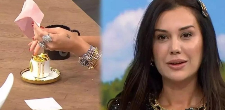 Sahte olduğunu söylemişti! Dilan Polat'ın altınlı fincanının fiyatı şoke etti 6 Sahte olduğunu söylemişti! Dilan Polat'ın altınlı fincanının fiyatı şoke etti