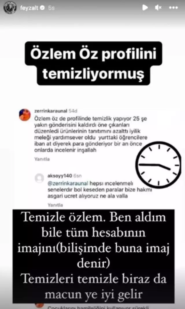 Feyza Altun, fenomen Özlem Öz'ün peşinde! "Profilini temizliyormuşsun..."