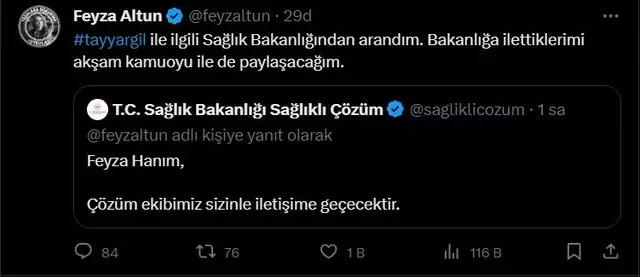 Feyza Altun 'Tayyargil' mesaisinde! Macunlarından kurt çıktı, Sağlık Bakanlığı'nı aradı