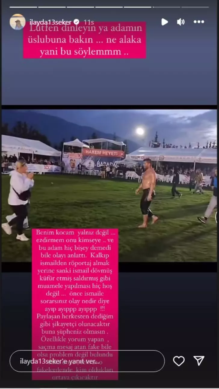 İlayda Şeker eşi İsmail Balaban hakkında çıkan haberlere isyan etti! "Acun'a telefon aç" yorumu 5 İlayda Şeker eşi İsmail Balaban hakkında çıkan haberlere isyan etti! "Acun'a telefon aç" yorumu