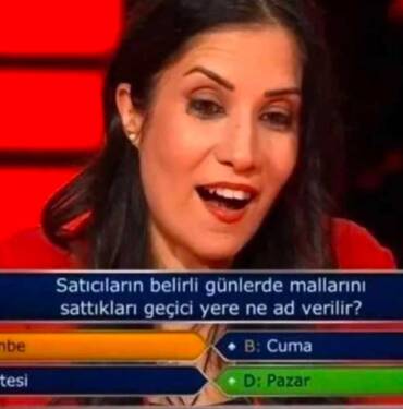 Kim Milyoner Olmak İster'de doktora öğrencisinin elendiği 'pazar' sorusu gündem oldu 4 Kim-Milyoner-Olmak-İster'de-doktora-öğrencisinin-elendiği-'pazar'-sorusu-gündem-oldu