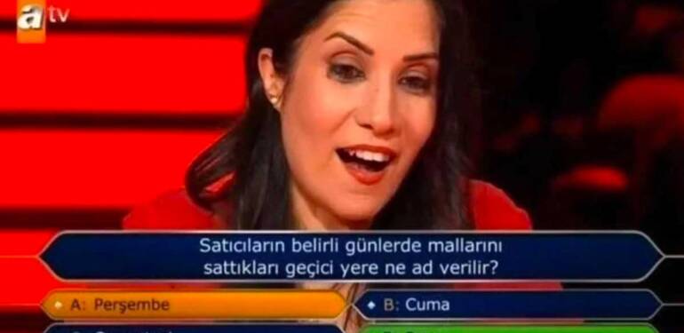 Kim Milyoner Olmak İster’de doktora öğrencisinin elendiği ‘pazar’ sorusu gündem oldu