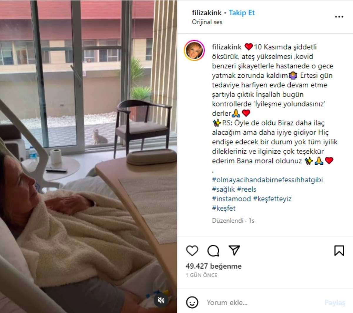 Filiz Akın'dan üzen haber: "Şiddetli öksürük, ateş yükselmesi..."