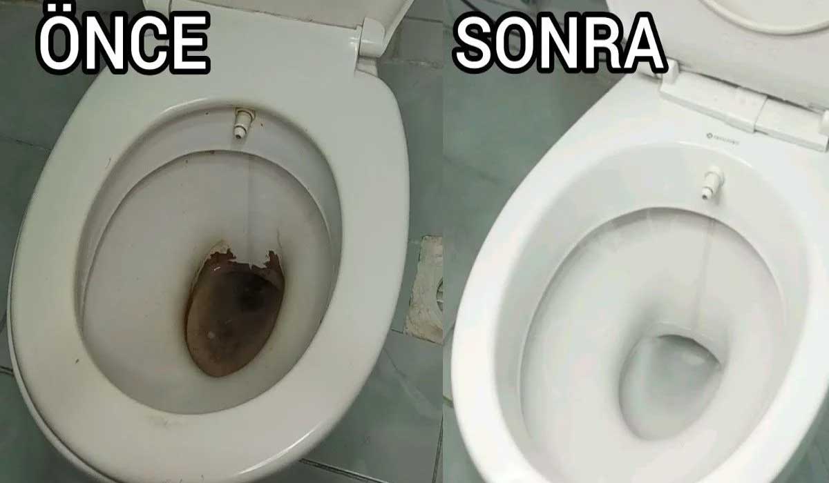 Çamaşır suyundan çok daha etkiliymiş! 1 kaşığı bile klozeti hızlıca temizliyor 5 klozet-1