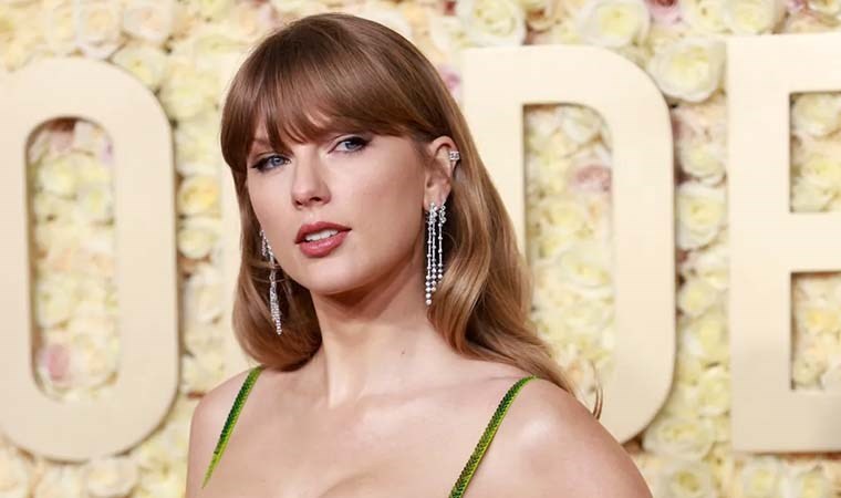 Sevgilisi ile ilgili espriye kızan Taylor Swift Altın Küre'yi terk etti