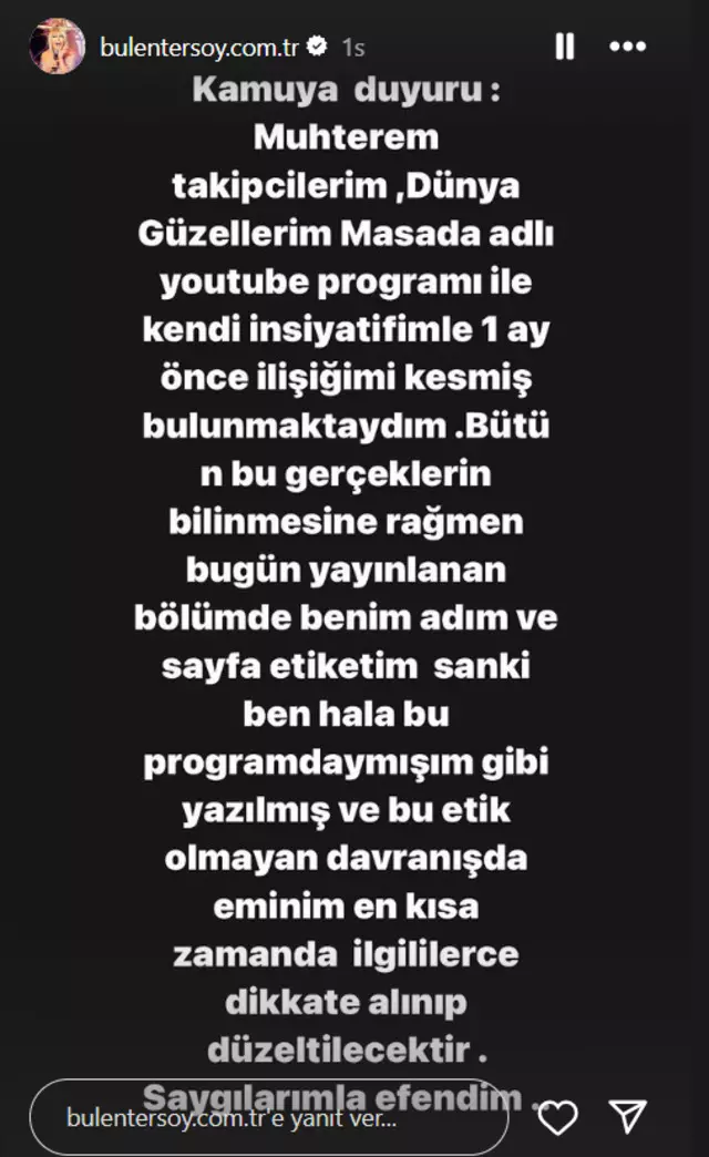 İtiraflarıyla gündem olmuştu! Bülent Ersoy Dünya Güzellerim Masada programından ayrıldı! Adı geçince tepki gösterdi