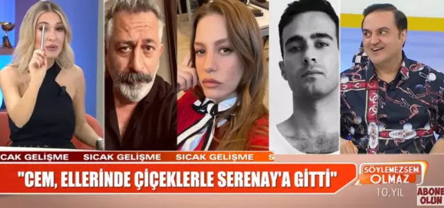 Bomba iddia... Serenay Sarıkaya ile Mert Demir aşkı kısa sürdü! Cem Yılmaz fırsatı kaçırmadı