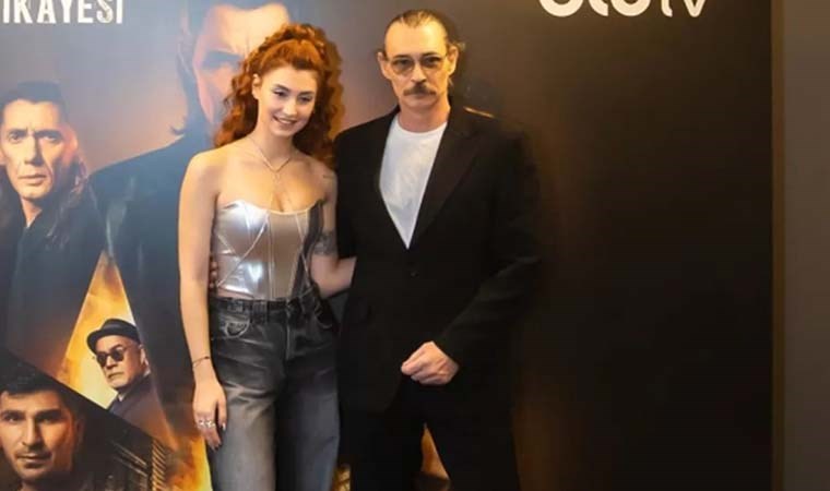 Erdal Beşikçioğlu kızının film galasına katıldı