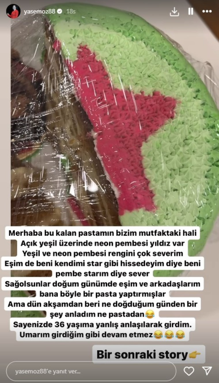 Pastası gündem oldu: Yasemin Sakallıoğlu'ndan açıklama geldi!