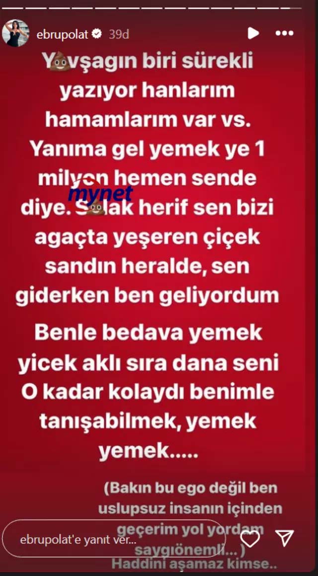 Ebru Polat kendisine ısrarla gelen o teklif sonrası çıldırdı! Ağzını fena bozdu