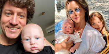Müge-Boz-Caner-Erdeniz-çifti-bebekleriyle-verdiği-pozları-paylaştı