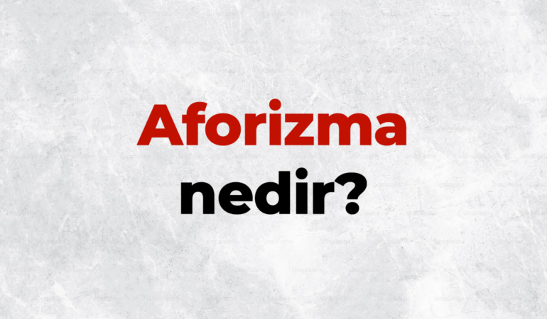 Aforizma nedir, TDK sözlük anlamı ne demek? Aforizmanın özellikleri nelerdir?