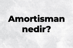 Amortisman-nedir
