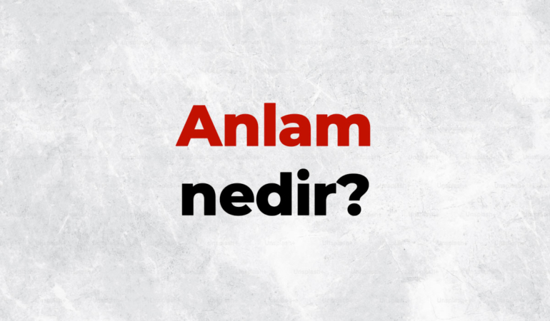 Anlam nedir, TDK sözlük anlamı ne demek? Anlam çeşitleri nelerdir?