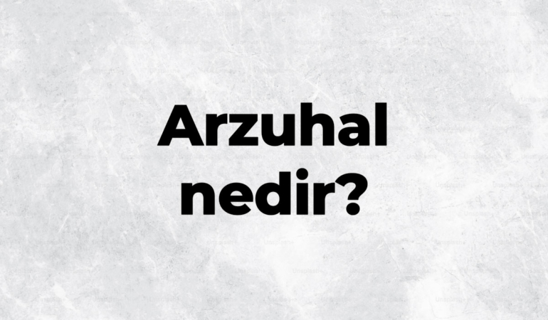 Arzuhal nedir, TDK sözlük anlamı ne demek? Arzuhalcilik mesleği nedir?