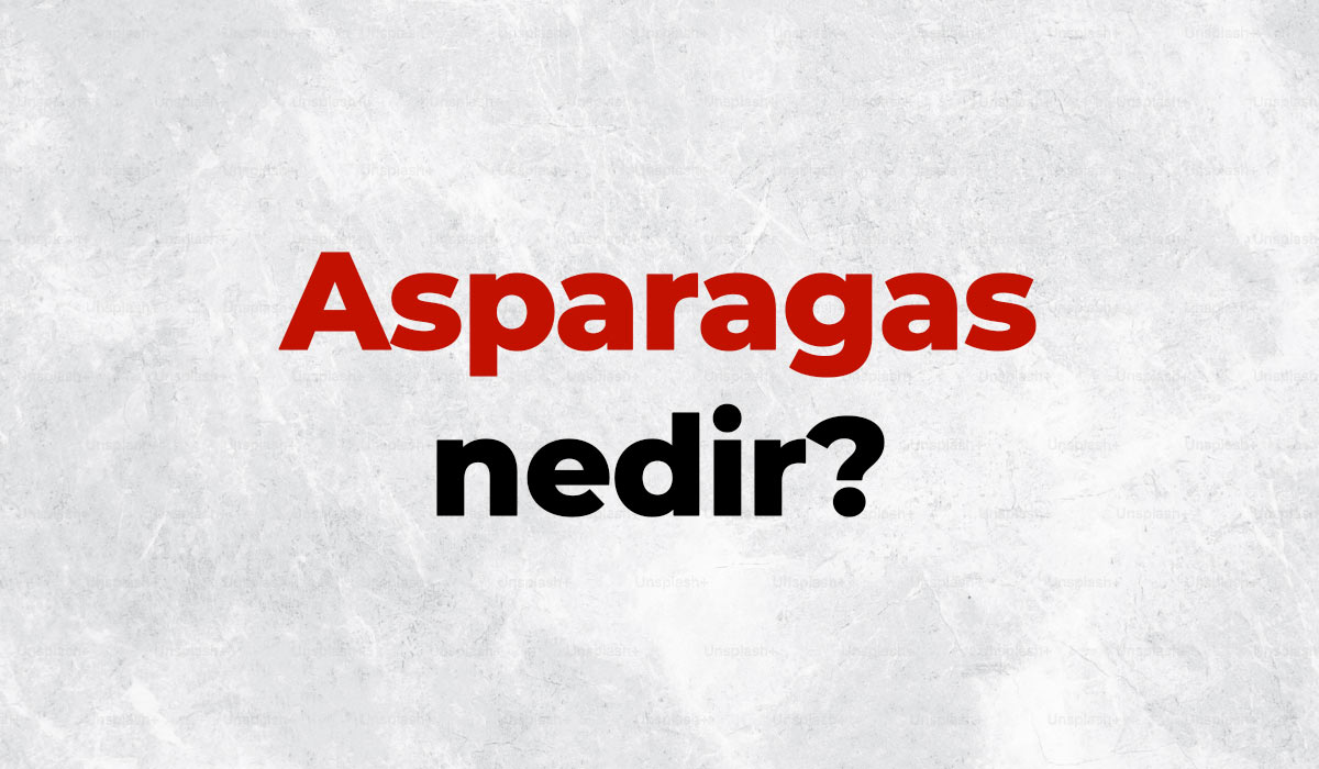 Asparagas nedir, TDK sözlük anlamı ne demek? Asparagas haber nasıl anlaşılır? 4 Asparagas