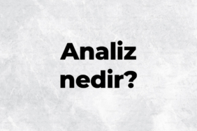 analiz-nedir