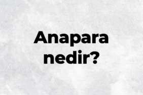 anapara-nedir