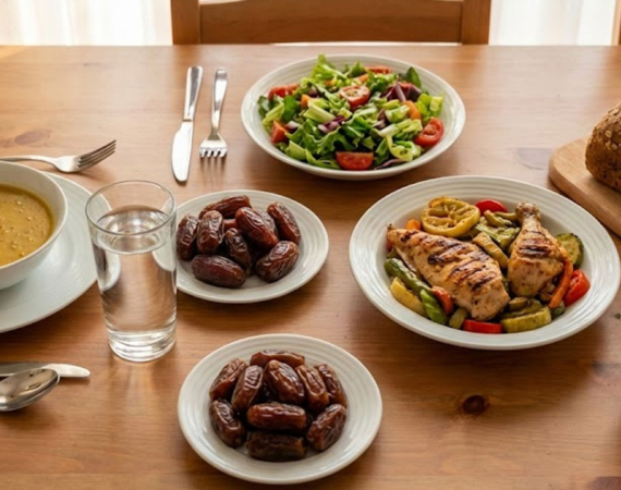 Ramazan'da Hem Zinde Kalın Hem Susamayın: İftar ve Sahur İçin Altın Kurallar 1 ramazan-sofra