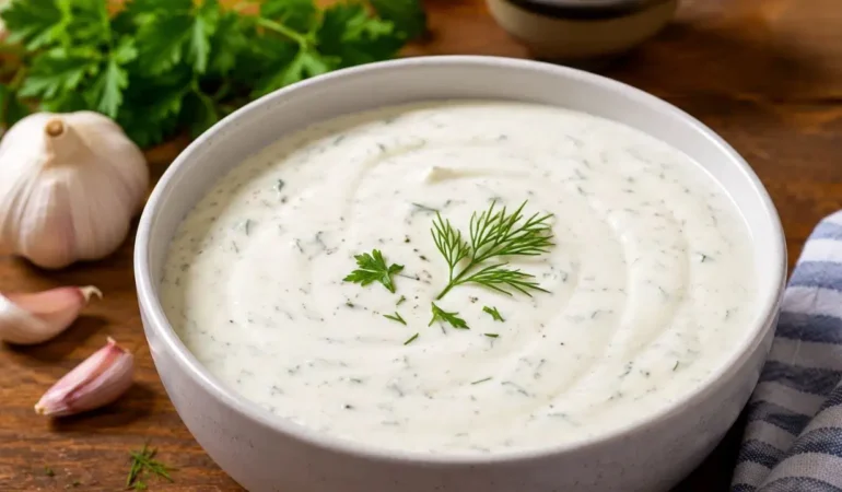 Ev Yapımı Ranch Sos: Hazırlaması Kolay ve Lezzetli