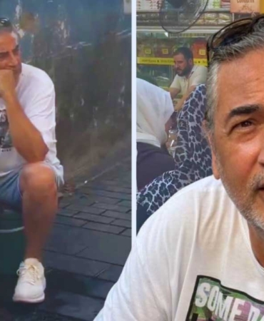 Ünlü şarkıcı Çelik'i pazarda gören gözlerine inanamadı! Tezgahı açtı, banyo lifi sattı 11 celik