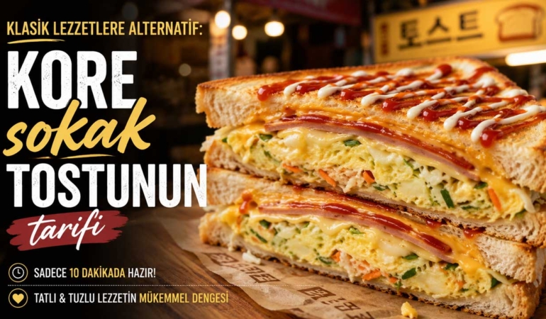 Klasik lezzetlere alternatif: Kore sokak tostunun tarifi